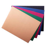CORRUGATED CARDBOARD FINE (FLUTE BOARD) 490 X 630MM PACKET OF 25 ASSORTED COLOURS