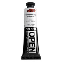 GOLDEN OPEN ACRYLIC 59ML TUBE SERIES 3 TRANS. RED IRON OXIDE