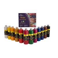 Global Premium Acrylics set of 18 x 250ml Assorted 