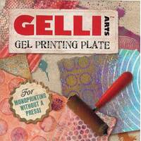 Gelli Arts Gel Printing Plate - 8 X 10 Gel Plate, Reusable Gel Printing  Plate, Printmaking Gelli Plate for Art, Clear Gel Monoprinting Plate, Gel,  Gelli Plates For Printing 
