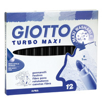 Fila Giotto Turbo Maxi - Box Of 12 Black  