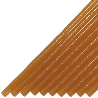 HOT MELT GLUE STICKS LARGE SET OF 10 TAN TO FIT LARGE GLUE GUN. CLEAR IS SUITABLE FOR METAL & PLASTIC.