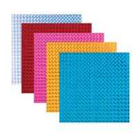 HOLIGRAPHIC ADHESIVE PAPER SQUARES 15 X 15CM PACKET OF 30 ASSORTED COLOURS