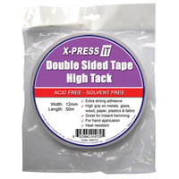 DOUBLE SIDED TAPE HIGH TACK 12MM X 50 METRE ROLL