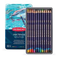 Derwent Inktense Pencils Tin Of 12 Assorted