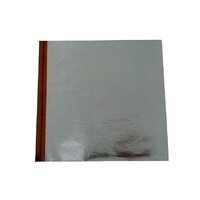 IMITATION SILVER LEAF 14 X 14CM PACKET OF 25 SHEETS