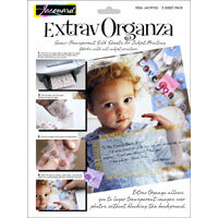 JACQUARD EXTRAVORGANZA PRINT ON ORGANZA A4 PACKET OF 5 SHEETS SUITABLE FOR INKJET PRINTERS