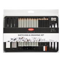 Jasart Studio Sketching And Drawing Set Of 27