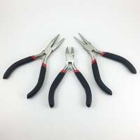JEWELLERY PLIERS SET OF 3 FLAT,ROUND AND CUTTER