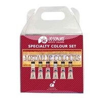 Jo Sonja Metallic Colours Set Of 6 X 20Ml Tubes
