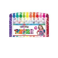 JASART TYE DYE KIT 70PCE CARNIVAL 12 COLOURS X 5 GRAMS