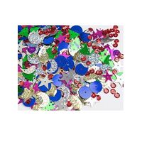 SEQUIN JUMBLE PACK ASSORTED SHAPES AND COLOURS 28 GRAM BAG