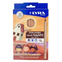 Lyra Color-Giants Skin Tones Hangable Plastic Wallet 12 Pcs