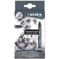 Lyra Graphite Crayon In Box 12 Pcs (Grad. 6B)