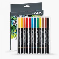 Lyra Aqua Brush Duo Art Pens Box 12 Pcs