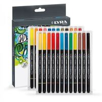 Lyra Aqua Brush Duo Art Pens Box 24 Pcs