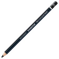 Staedtler Lumograph Pencils Black 4B Box Of 12