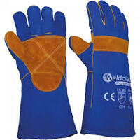 WELDING GLOVES LEATHER FULLY LINED PER PAIR