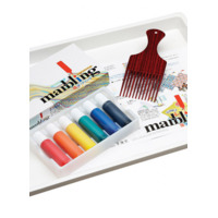 MARBLING KIT COMPLETE WITH TRAY, COMB, INKS AND FULL INSTRUCTIONS