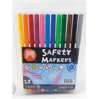 MICADOR SAFETY MARKERS SET OF 12 ASSORTED