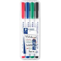 MULTI MARKERS PERMANENT MEDIUM TIP PACKET OF 4 ASSORTED COLOURS. SUITABLE ON CD, DVD, GLASS, WOOD & OHP ACERTATE.