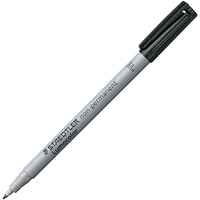 Multi Markers Water Soluble Fine Tip Packet 10 Black. Suitable On Cd, Dvd, Glass, Wood & Ohp Acetate.