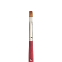 Princeton Velvetouch Synthetic Short Handle Flat Shader Size 2