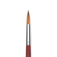 Princeton Velvetouch Synthetic Short Handle Long Round Size 10