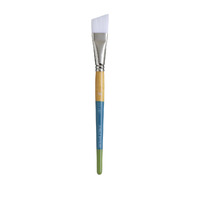 Princeton Snap Synthetic White Short Handle Angle Shader Size 3/4 Inch