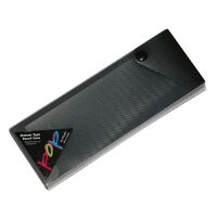 COLBY PENCIL CASE 200MM LONG X 75MM WIDE X 25MM THICK, MADE OF TOUGH POLYPROPYLENE.