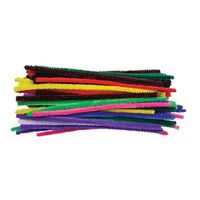 PIPE CLEANERS THIN 15CM LONG X 1000 PCS ASSORTED COLOURS IN A PLASTIC CONTAINER