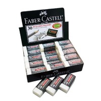 FABER-CASTELL PVC FREE PLASTIC ERASERS SMALL BOX OF 30