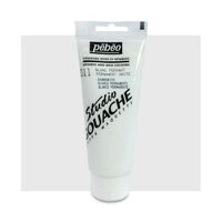 Pebeo Gouache Tubes 220Ml #11 Permanent Whtie