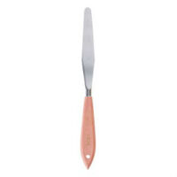 WOODEN HANDLED PALETTE KNIFE WITH STEEL BLADE 122MM
