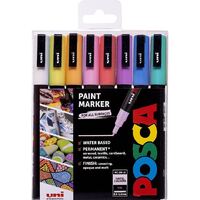 Posca Fine Markers Pastel Colours set of 8 asstd