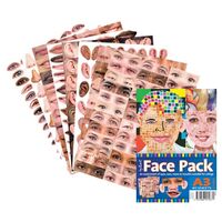 PRINTED PATTERN PAPER FACES A3 PACKET OF 40