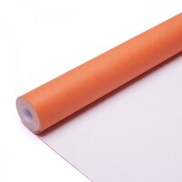 POSTER PAPER ROLL 76CM X 10 METRES SINGLE SIDED ORANGE