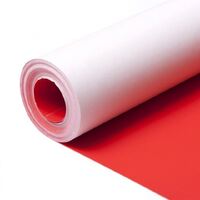 POSTER PAPER ROLL 76CM X 10 METRES SINGLE SIDED RED