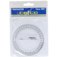 PROTRACTOR 100MM/360 DEGREES