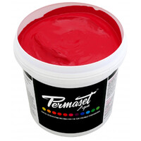 PERMASET AQUA SCREEN INK 1 LITRE SUPER COVER BRIGHT RED (SC3)