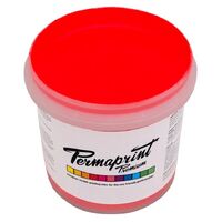 PERMASET AQUA FLUORESCENT COLOURS 4L - FLUORESCENT RED