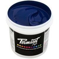 PERMASET AQUA SCREEN INK 4 LITRE JUNIOR NAVY (STD1)