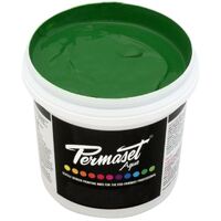 PERMASET AQUA SCREEN INK 4 LITRE MID GREEN (STD1)