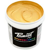 PERMASET AQUA SCREEN INK 4 LITRE METALLIC GOLD LUSTRE (MET2)