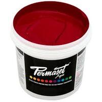 PERMASET AQUA SCREEN INK 4 LITRE MID RED (STD1)