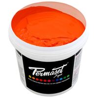 PERMASET AQUA SCREEN INK 4 LITRE ORANGE R (STD1)