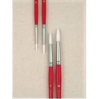 Roymac Brush Series 907 Premium White Taklon Round 