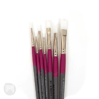 Roymac Brush Series 956 Premium White Taklon Flat 