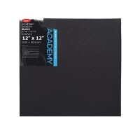 Black Stretched Canvases 18mm Thick Box of 6