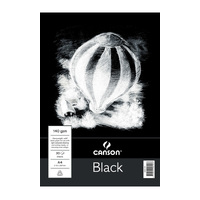 Canson Deep Black Pad 240Gsm 20 Sheets 